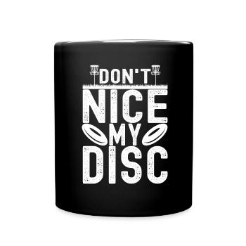 Disc Golf Disc Golfer - Full Colour Mug - black - Front