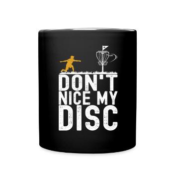 Disc Golf Disc Golfer - Full Colour Mug - black - Front