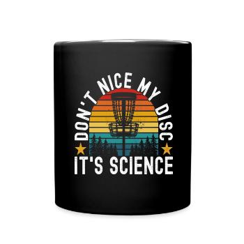 Disc Golf Disc Golfer - Full Colour Mug - black - Front