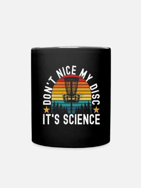 Disc Golf Disc Golfer - Tasse einfarbig - Schwarz