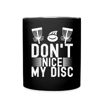 Disc Golf Disc Golfer - Full Colour Mug - black - Front