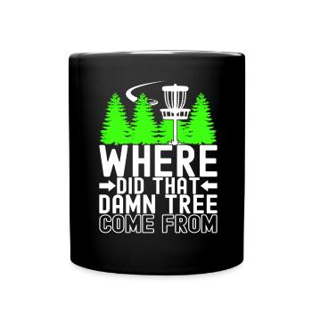 Disc Golf Disc Golfer - Full Colour Mug - black - Front