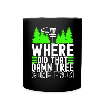 Disc Golf Disc Golfer - Full Colour Mug - black - Front