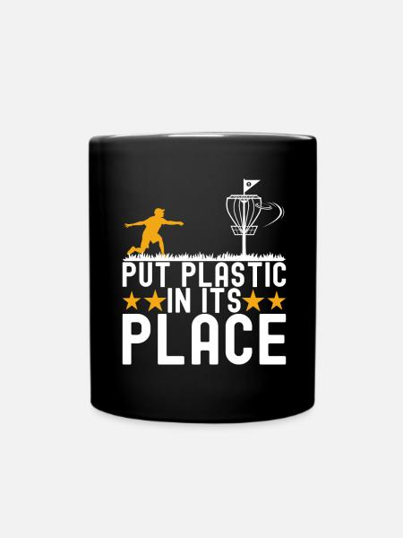 Disc Golf Disc Golfer - Tasse einfarbig - Schwarz