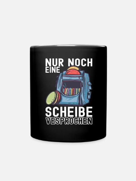Disc Golf Disc Golfer - Tasse einfarbig - Schwarz