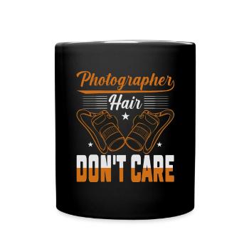 Photography Camera Lens - Tasse einfarbig - Schwarz - Vorne
