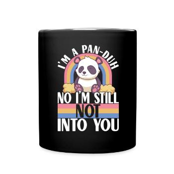 LGBTQ Pansexual - Full Colour Mug - black - Front