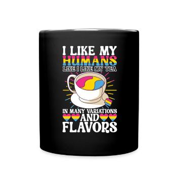 LGBTQ Pansexual - Full Colour Mug - black - Front