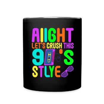Fête des années 90 années 90 - Mug uni - noir - Devant