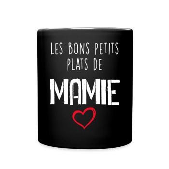 Les Bons Petits Plats De Mamie - Mug uni - noir - Devant