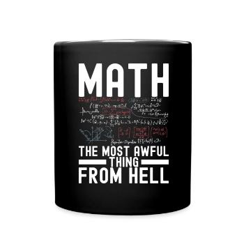 Professeur de mathématiques Mathématiques - Mug uni - noir - Devant
