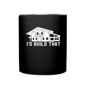 Architecture d’architecte - Mug uni - noir - Devant