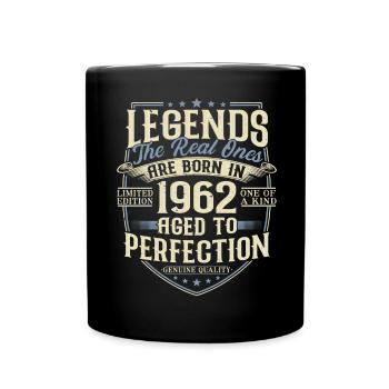 1962 Vintage Born Legends Cadeau d’anniversaire - Mug uni - noir - Devant