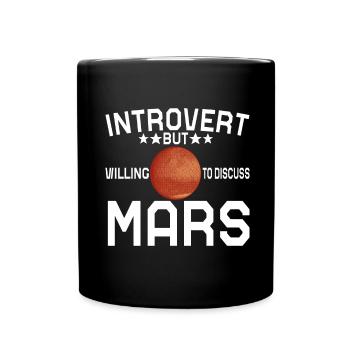 Planète Mars - Mug uni - noir - Devant