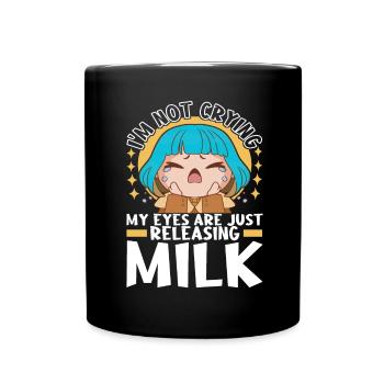 Anime Chibi Girl - Full Colour Mug - black - Front