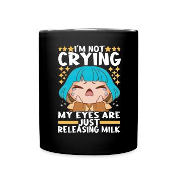 Anime Chibi Girl - Full Colour Mug - black - Front