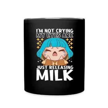 Anime Chibi Girl - Full Colour Mug - black - Front