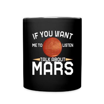 Planète Mars - Mug uni - noir - Devant