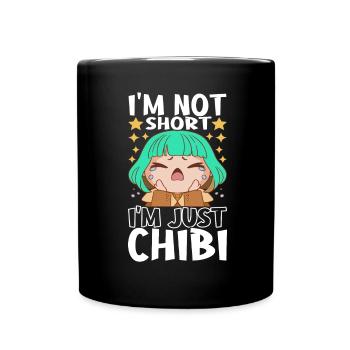Anime Chibi Girl - Full Colour Mug - black - Front