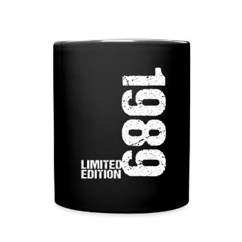 33ème anniversaire 1989- Idée cadeau disant cadeau - Mug uni - noir - Devant