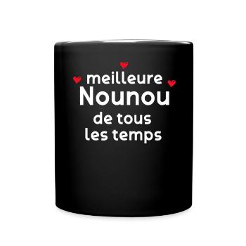 Ma Nounou C'est La Meilleure Idée Cadeau - Mug uni - noir - Devant