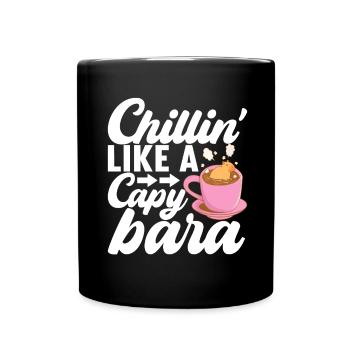 Capybara Wasserschwein - Mug uni - noir - Devant