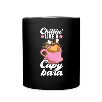 Capybara Wasserschwein - Mug uni - noir - Devant
