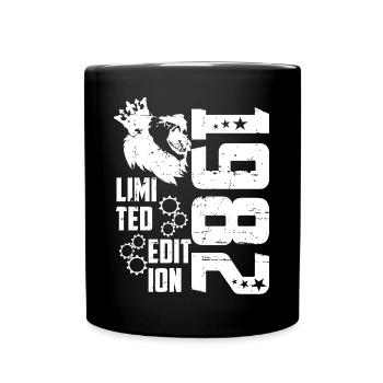 1982 Born Limited Edition - Full Colour Mug - black - Front