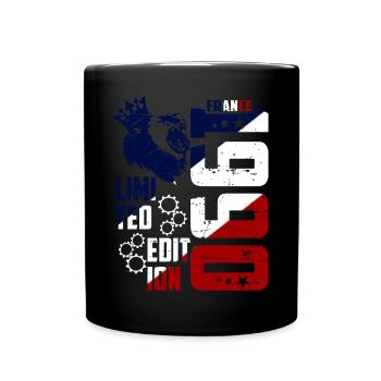 1990 Naissance en France - Mug uni - noir - Devant