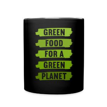 Vegan Vegetarians - Full Colour Mug - black - Front
