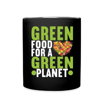 Vegan Vegetarians - Full Colour Mug - black - Front