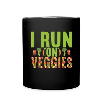 Vegan Vegetarians - Full Colour Mug - black - Front