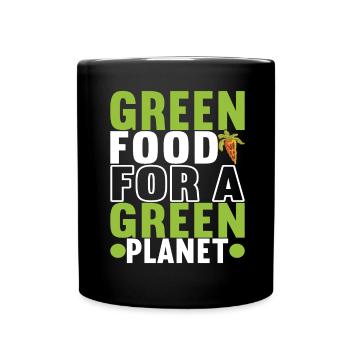 Vegan Vegetarians - Full Colour Mug - black - Front