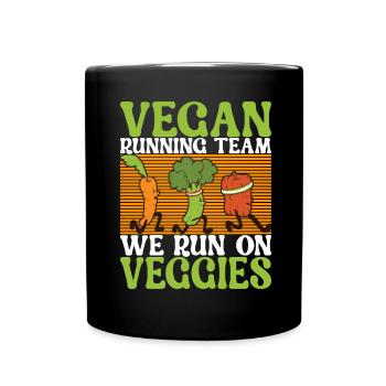 Vegan Vegetarians - Full Colour Mug - black - Front