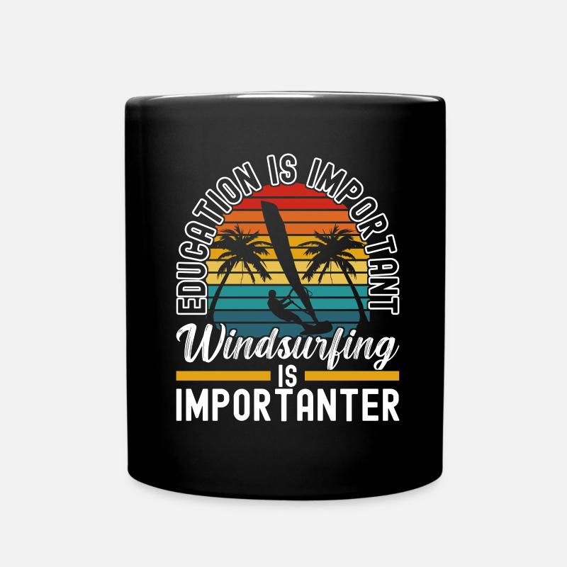 Planche à voile Windsurfen - Mug uni - noir