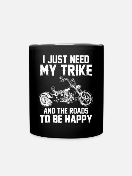 Trike Rider Trike Trikes Triker Moto Cadeaux - Mug uni - noir