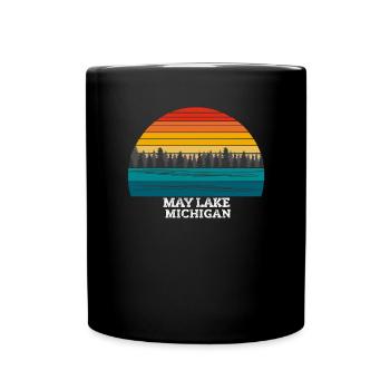 May Lac Michigan - Mug uni - noir - Devant