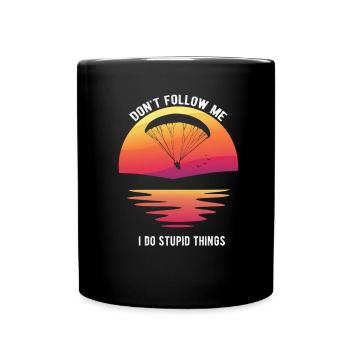 Base jump - Mug uni - noir - Devant