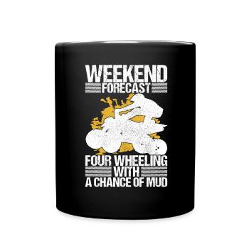 Quad Bike Quad Riders - Mug uni - noir - Devant