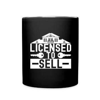 Marqueur immobilier Markler Immobilien - Mug uni - noir - Devant