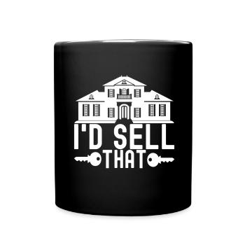Marqueur immobilier Markler Immobilien - Mug uni - noir - Devant