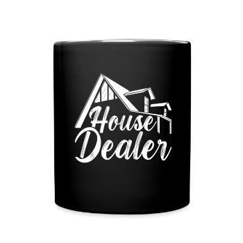 Marqueur immobilier Markler Immobilien - Mug uni - noir - Devant
