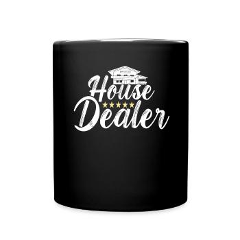 Marqueur immobilier Markler Immobilien - Mug uni - noir - Devant