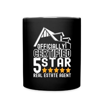 Marqueur immobilier Markler Immobilien - Mug uni - noir - Devant