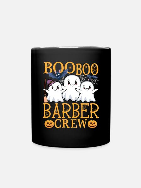 Friseur uu Lustiger Friseur - Tasse einfarbig - Schwarz