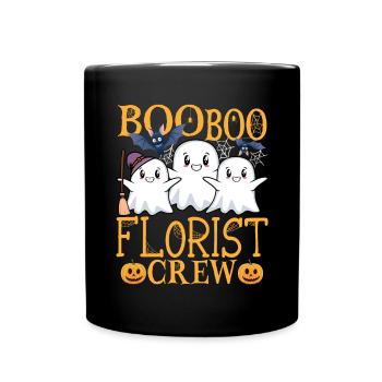 Florist Floristin uu Lustiger Florist - Tasse einfarbig - Schwarz - Vorne