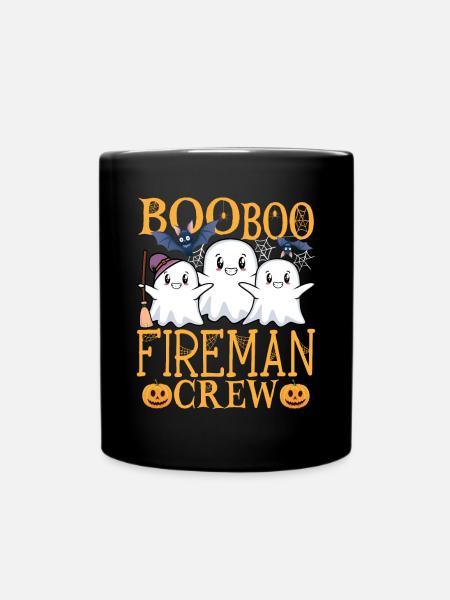 Feuerwehrmann uu Lustig Feuerwehrmann - Tasse einfarbig - Schwarz