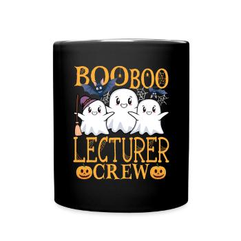 Dozent Dozentin uu Lustige Dozent - Tasse einfarbig - Schwarz - Vorne