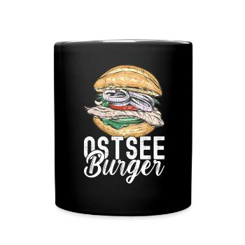Ostsee Heimat Norddeutschland - Tasse einfarbig - Schwarz - Vorne