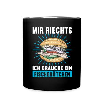 Ostsee Heimat Norddeutschland - Tasse einfarbig - Schwarz - Vorne